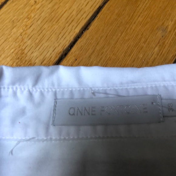 Anne FONTAINE EUC TEE RUFFLED BLOUSE - Picture 6 of 6